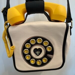 Betsey Johnson Telephone Crossbody Bag – Novelty Phone Purse